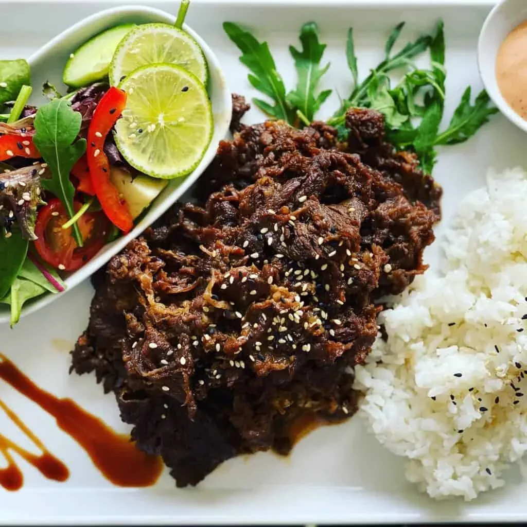 Restaurant Gourmet Thai Asian-Western fusion dish plated in Karlshamn
