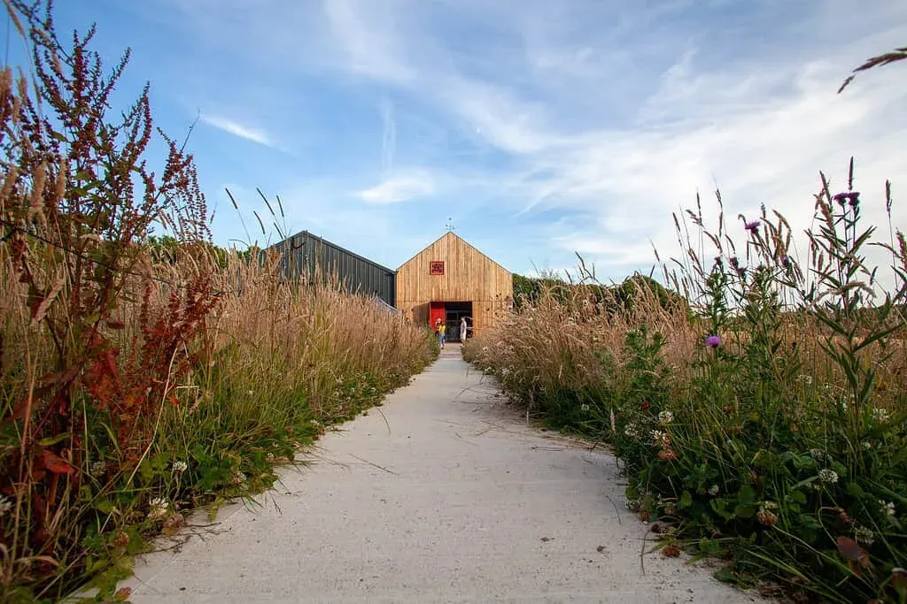 Gun Brewery Taproom barn entrance