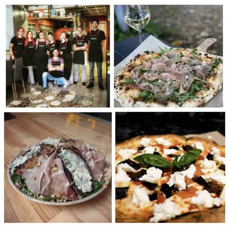 Basilico wood oven baked pizza and Italian dishes served by the lake