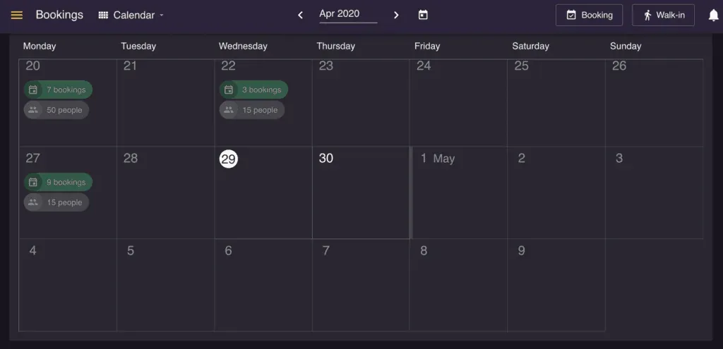 Bigger bookings