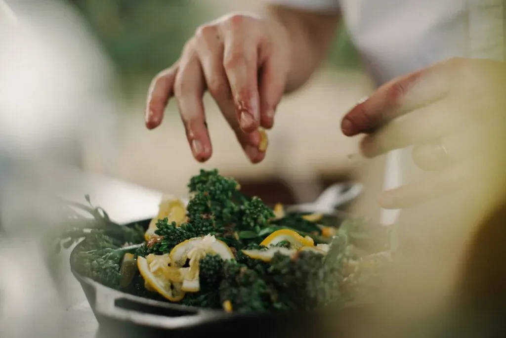 Chef refining a restaurant menu to focus on top selling and high margin dishes