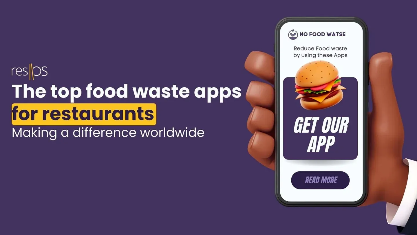 Food waste in a restaurant kitchen bin