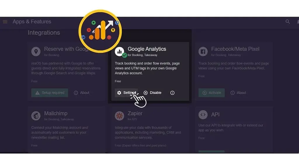 Intégration - Google Analytics