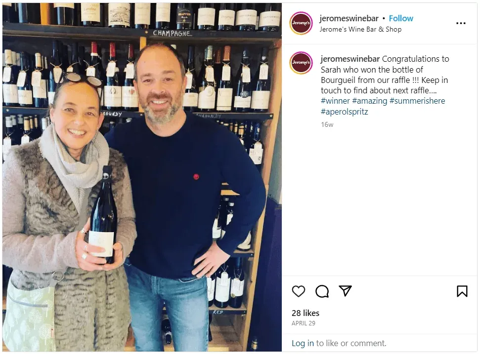Social media marketing Jerome's