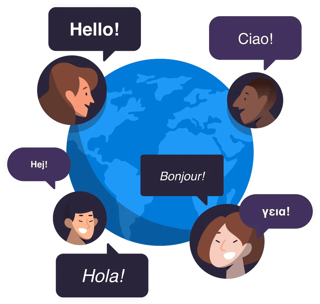 multiple languages