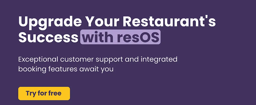 Sign-in for free with Resos
