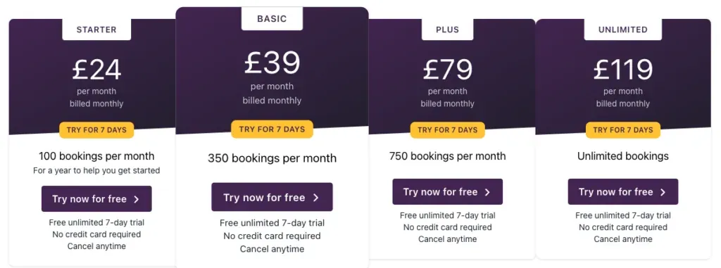 Resos pricing – comparison to Table agent