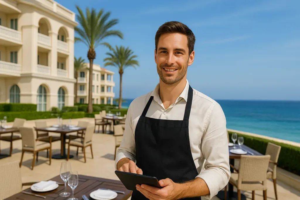 Restaurant resort booking system for hotel