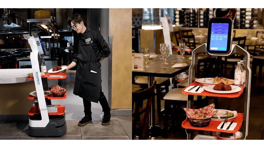 Restaurant robot waiter