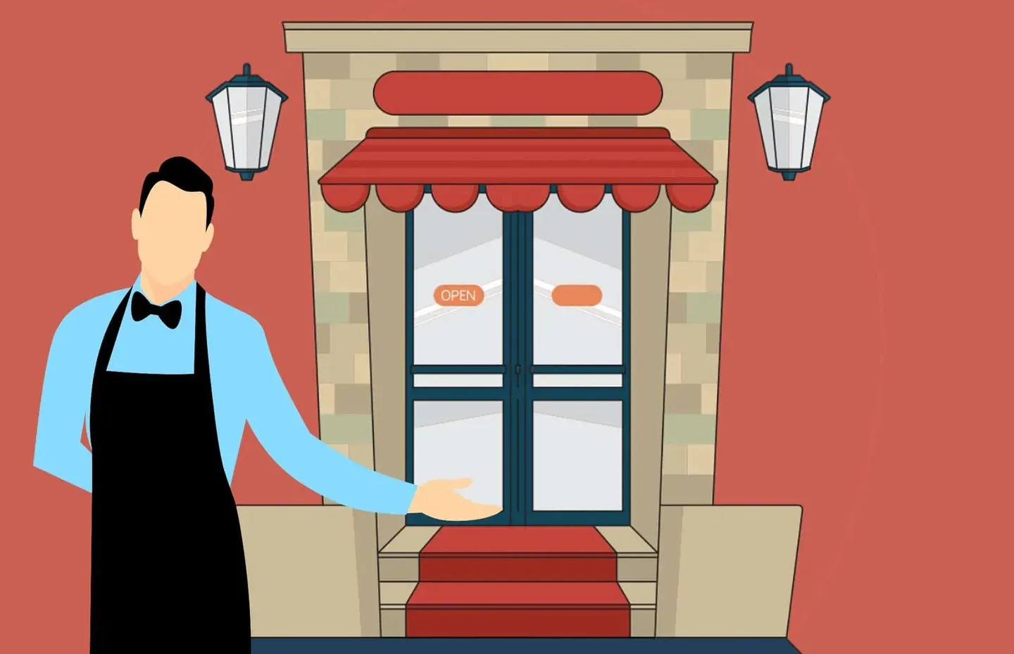 Cafe interior representing restaurants choosing between Resy and OpenTable booking systems
