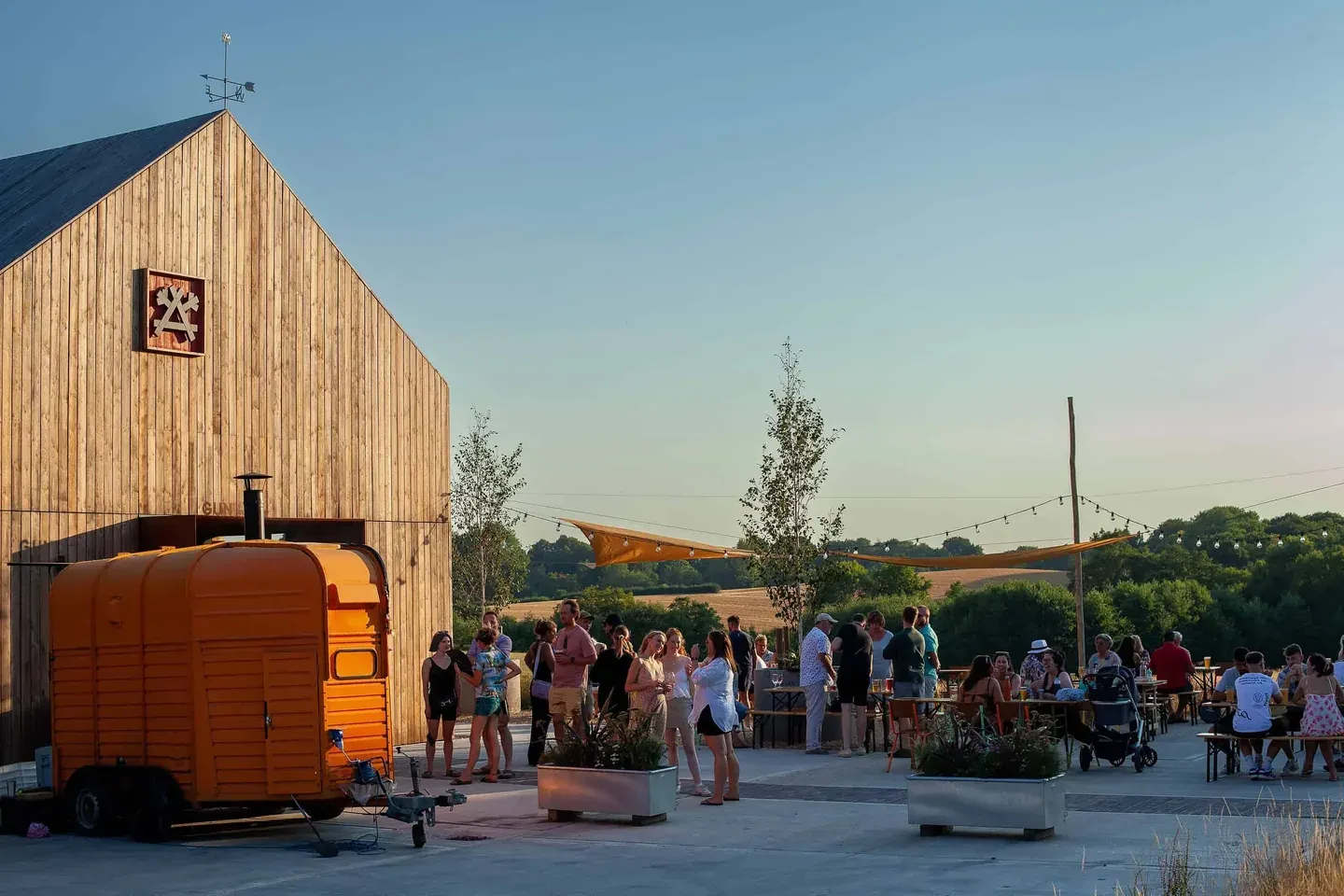 Venue outside Gun Brewery Taproom