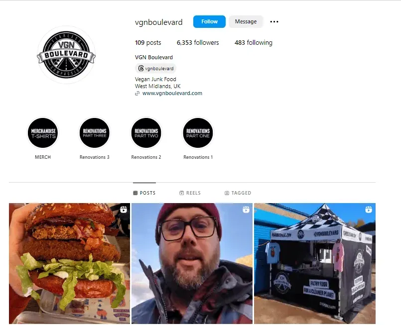 VGN boulevard instagram