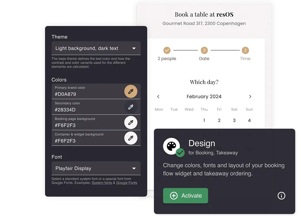 widget design
