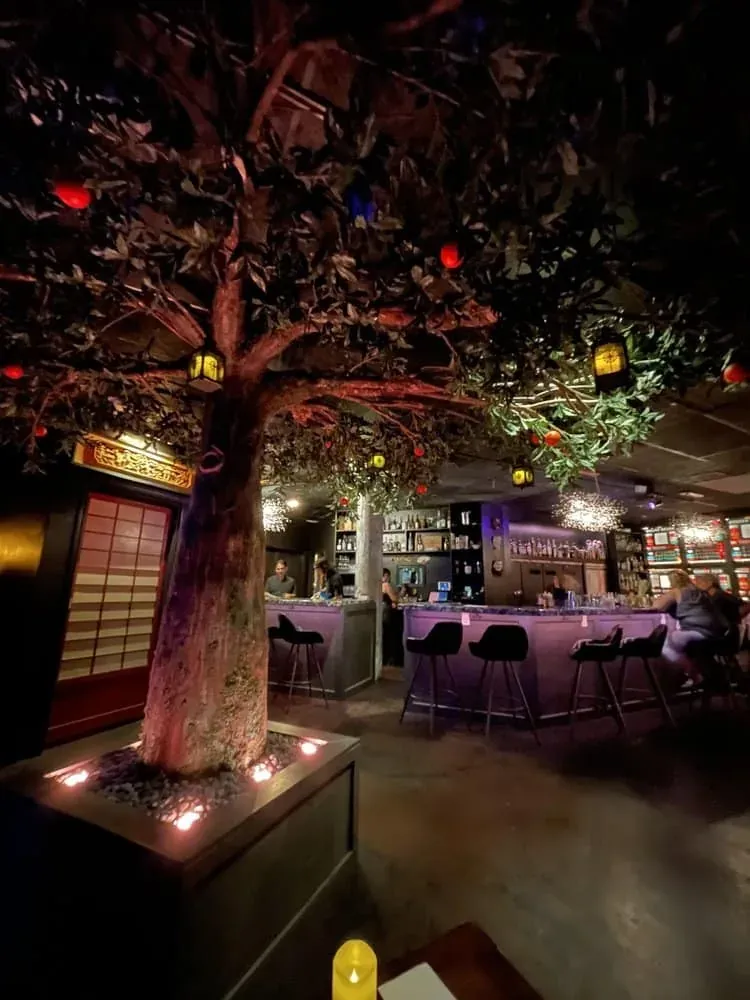 Wild Orange hidden Japanese hip-hop themed plant-based bar in Honolulu