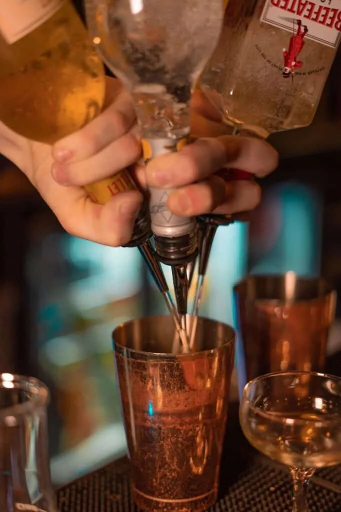 You might not know what well drinks are but you are definitely serving them